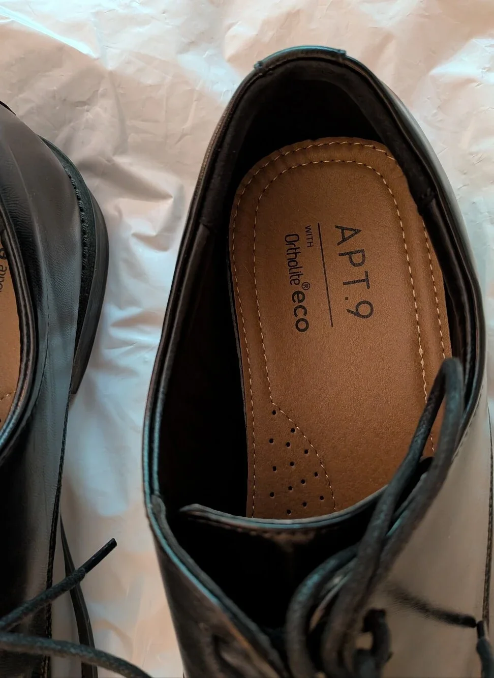 Men's Apt. 9 Black Cap-Toe Lace-Up Oxfords Size 12